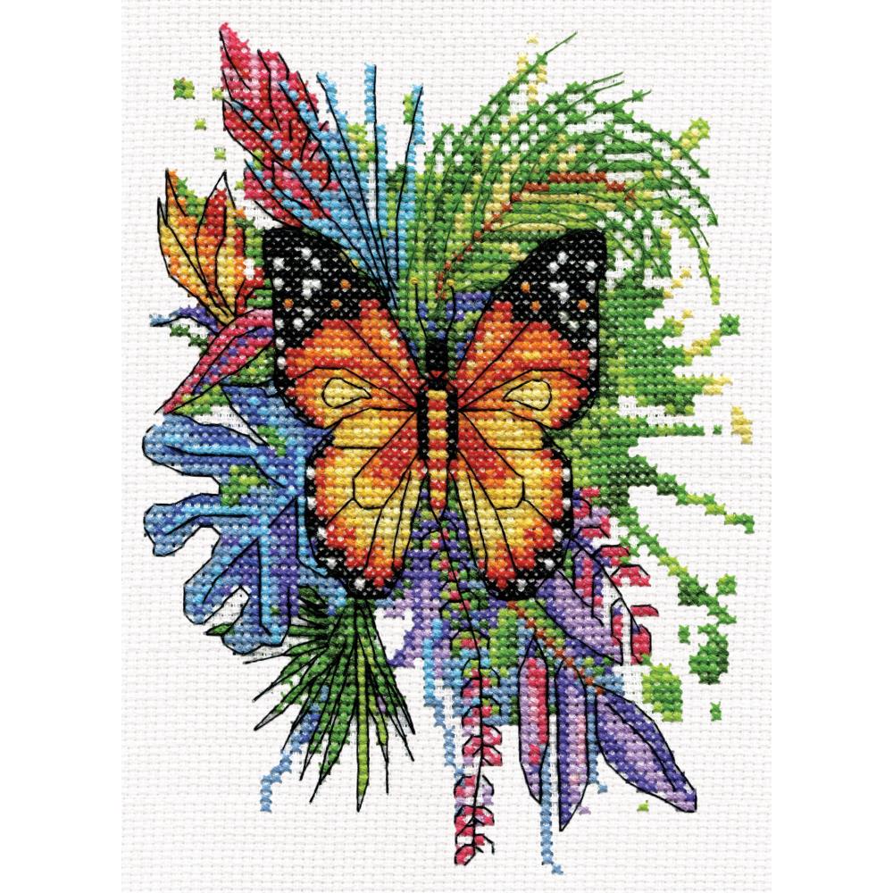 Butterfly Counted Cross Stitch Kit